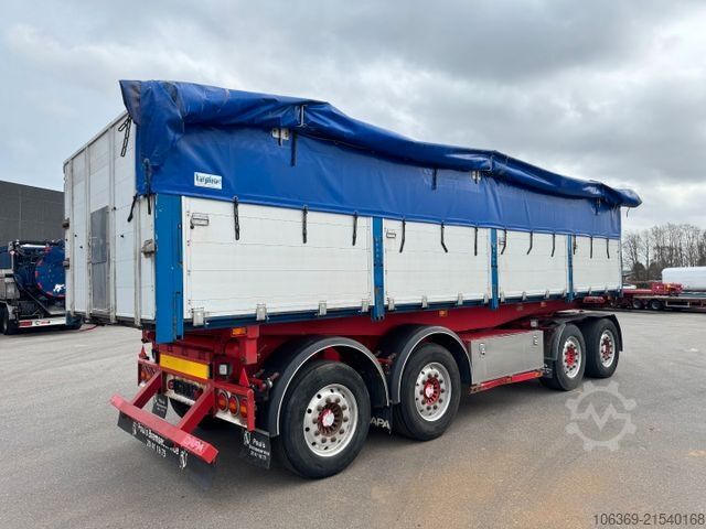 Three-way tipper trailer Dapa 4 axle tipper trailer 30 t