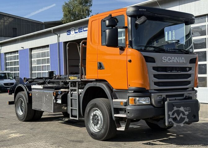 Diğer SCANIA G410 4x4 Abrollkip Palfinger + Winterdienst