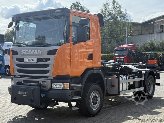 Diğer SCANIA G410 4x4 Abrollkip Palfinger + Winterdienst