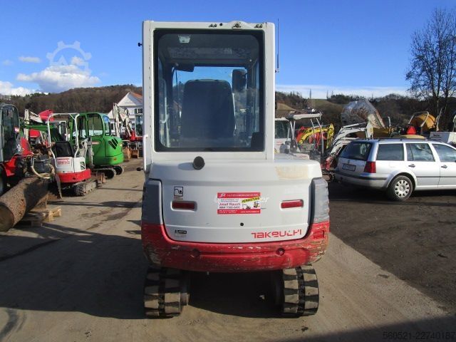 μίνι εκσκαφέας Takeuchi TB 228 -POWERTILT + Schnellwechsler +3 Löffel