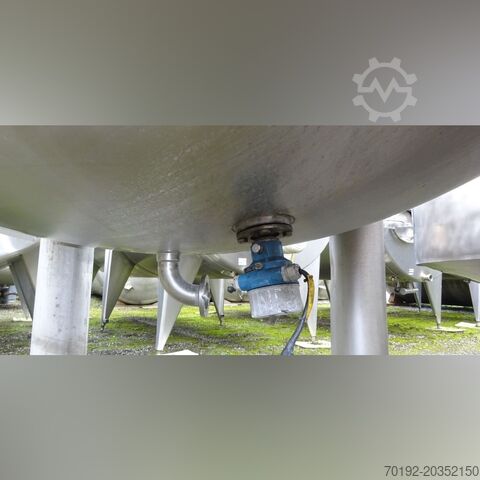 11.630 liter geïsoleerde voedselopslagtank van V4A roestvast staal Bibby of Halifax K0159