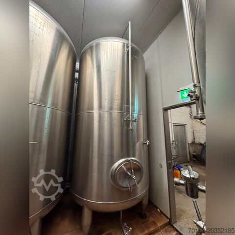 Cuve de stockage de brasserie verticale de 5982 litres en V2A Kaspar Schulz K0155