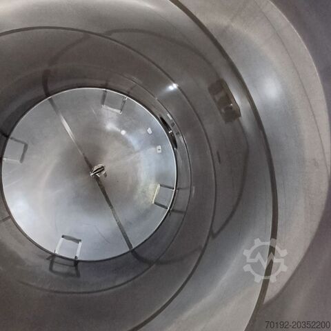 34.500 liter staande opslagtank van V2A roestvast staal Rieger K0154