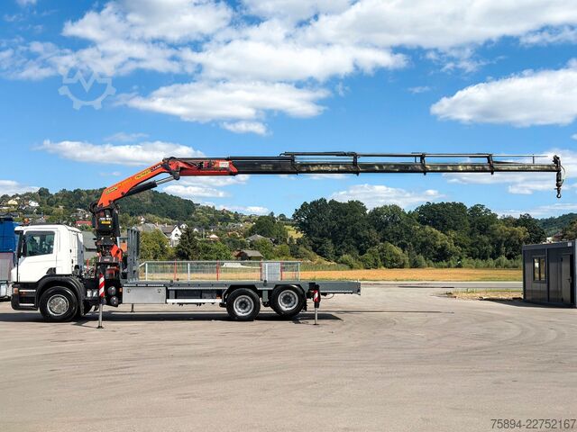 Grue montée sur camion SCANIA P 420* PLATFORM 6,80m * PK 29002+FUNK * TOP