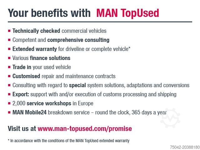 Standardowy ciągnik siodłowy MAN TGX 18.470 4x2 BL SA