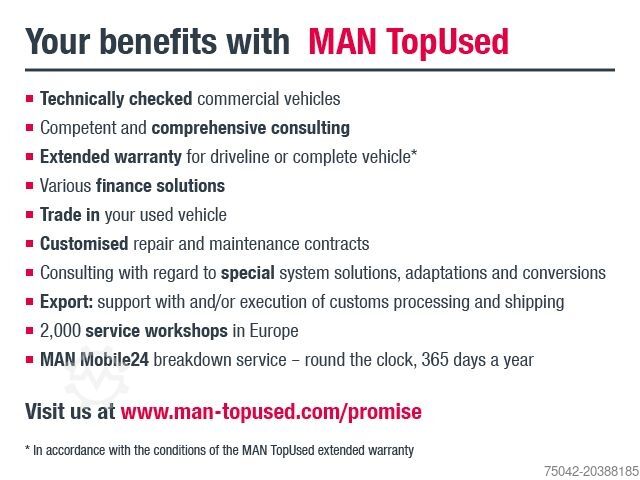 Vrachtwagen met bakwagen MAN TGL 12.220 4x2 BL CH (NO AIRCO)