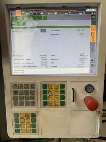 Machine de moulage par injection Arburg ALLROUNDER 570 E 2000-800