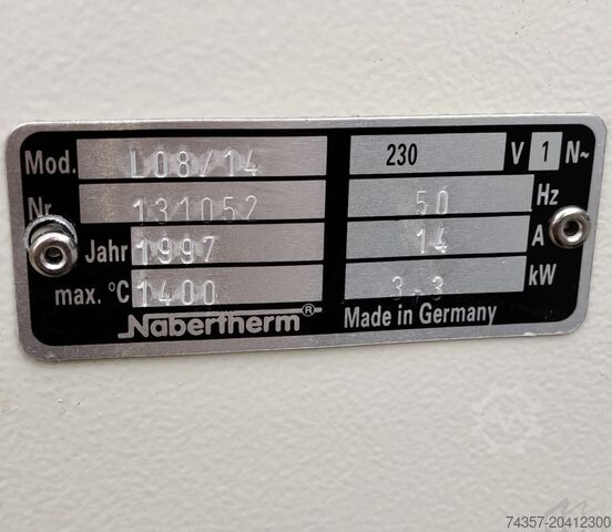 Oven Nabertherm L 08/14 Nabertherm L 08/14