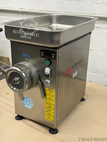Meat mincer with cooling option la Minerva a-e32r