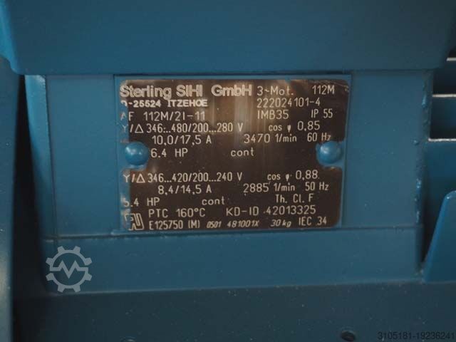 Vloeistofringvacuümpomp Sterling SIHI D-25524