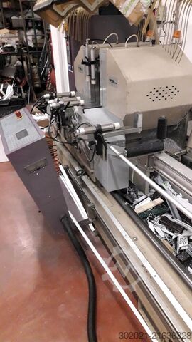 Serra de esquadria de cabeça dupla de alumínio/PVC Fom Industrie Blitz Alva 450 B