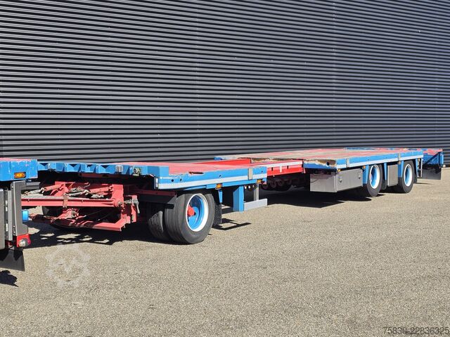 Plateau de chargement Scania R520 V8 8x2/6 / HMF 70 tm + JUMBO AANHANGER