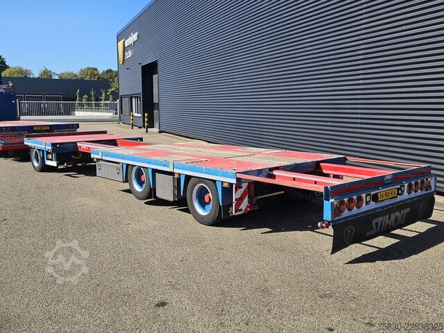 Plateau de chargement Scania R520 V8 8x2/6 / HMF 70 tm + JUMBO AANHANGER