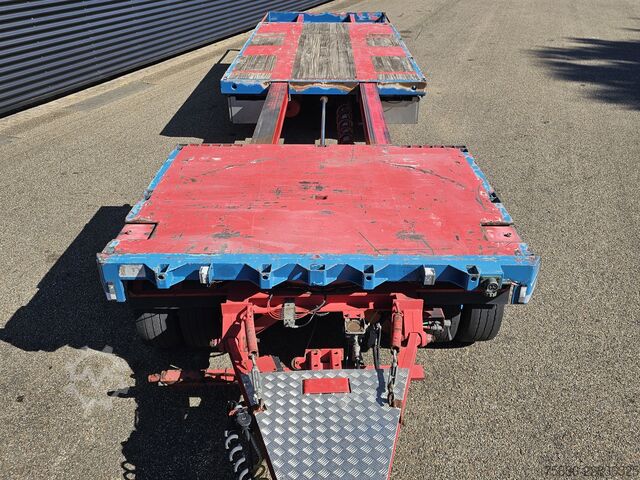 Plateau de chargement Scania R520 V8 8x2/6 / HMF 70 tm + JUMBO AANHANGER