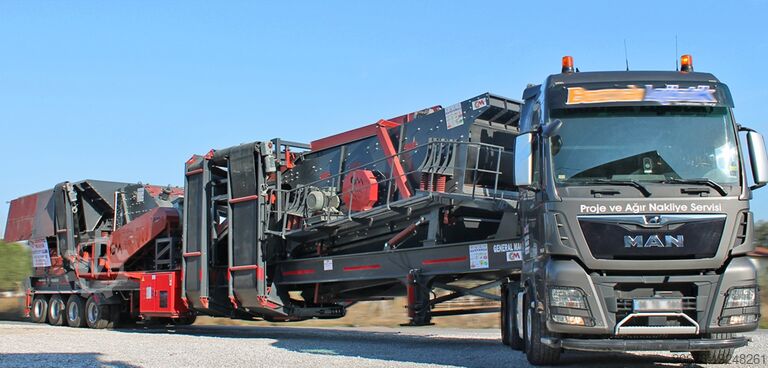 Breekapparatuur Mobile Limestone Crusher Plant GNR 03