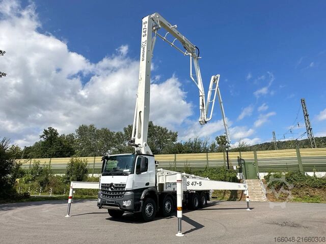 Pompa do betonu Mercedes-Benz Arocs 4142 Arocs 5 4142 8x4 SWAN TSP 47-5 160RZ...