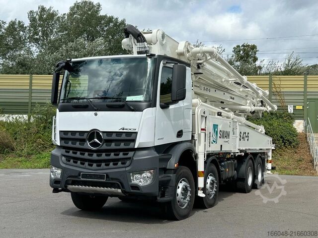 Pompa do betonu Mercedes-Benz Arocs 4142 Arocs 5 4142 8x4 SWAN TSP 47-5 160RZ...