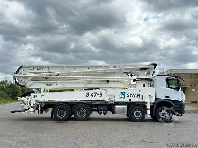Pompa do betonu Mercedes-Benz Arocs 4142 Arocs 5 4142 8x4 SWAN TSP 47-5 160RZ...