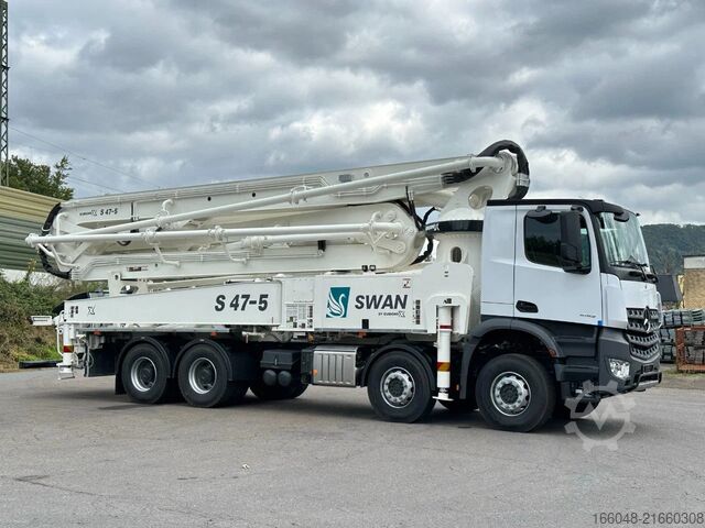 Pompa do betonu Mercedes-Benz Arocs 4142 Arocs 5 4142 8x4 SWAN TSP 47-5 160RZ...