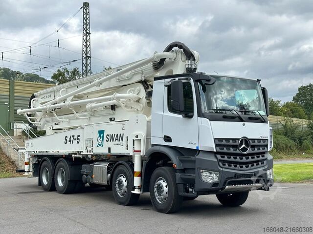 Pompa do betonu Mercedes-Benz Arocs 4142 Arocs 5 4142 8x4 SWAN TSP 47-5 160RZ...