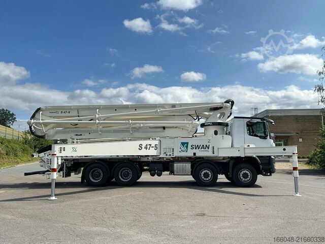 Pompă de beton Mercedes-Benz Arocs 4142 Arocs 5 4142 8x4 SWAN TSP 47-5 160RZ...