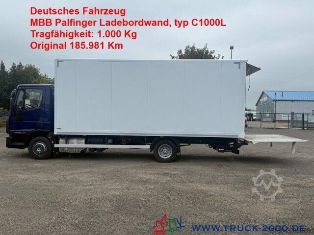 Boxvogn Iveco 100E22 Koffer LBW MBB Palfinger Klima NUR 185TKM