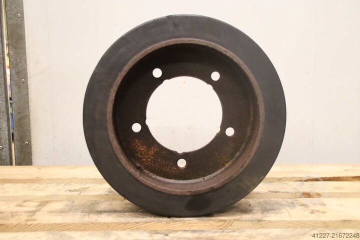 Massivgummidæk med fælg, 2 stk. unbekannt Ø 420 x 95 mm