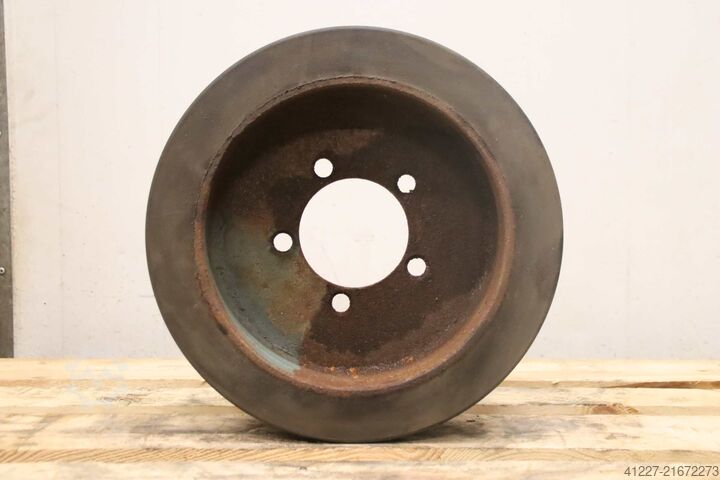 Massivgummidæk med fælg, 2 stk. unbekannt Ø 420 x 95 mm