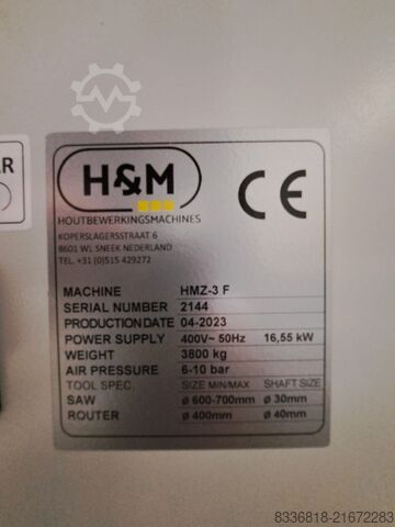 CNC saw-milling combination machine H&M Houtbewerkingsmachines HM-Z3