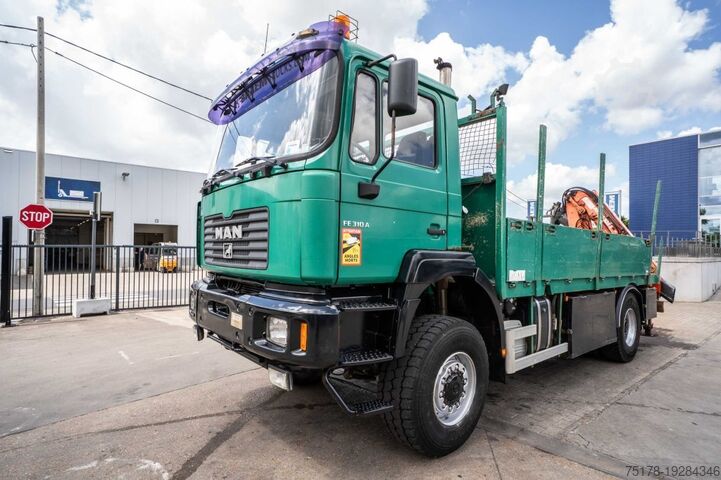 Plataforma de carga MAN FE 310A-4X4+ATLAS 105.1 A3
