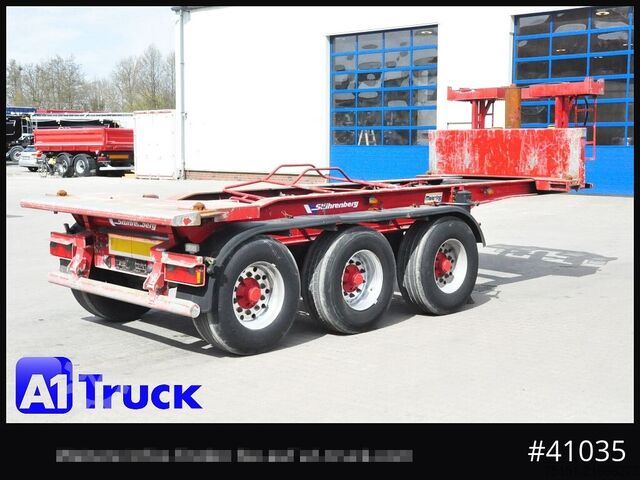 Tipper semitrailer MEIERLING MSA 27, Kippchassi, 20'' Container, Kipper, Alurahmen