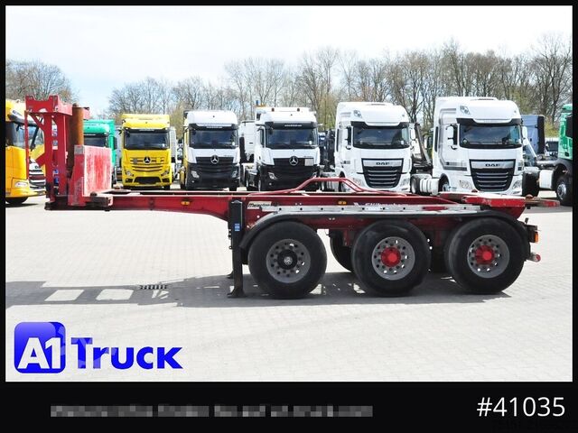 Tipper semitrailer MEIERLING MSA 27, Kippchassi, 20'' Container, Kipper, Alurahmen