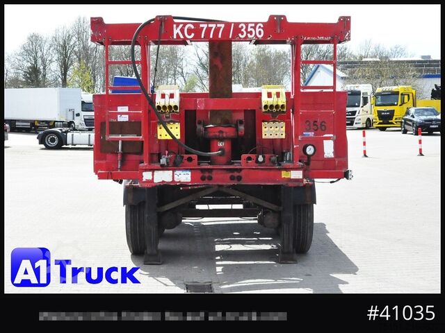Tipper semitrailer MEIERLING MSA 27, Kippchassi, 20'' Container, Kipper, Alurahmen