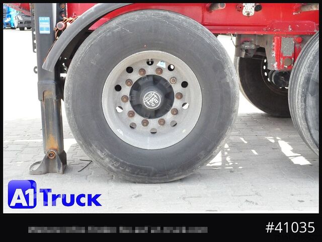 Tipper semitrailer MEIERLING MSA 27, Kippchassi, 20'' Container, Kipper, Alurahmen