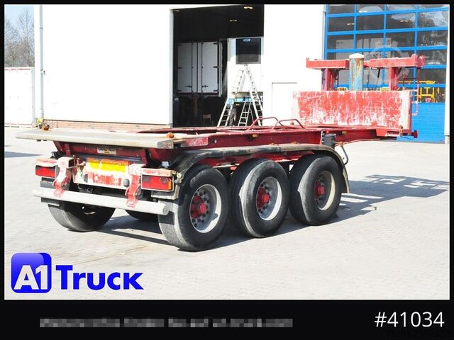 Tipper semitrailer MEIERLING MSA 27, Kippchassi, 20'' Container, Kipper, Alurahmen
