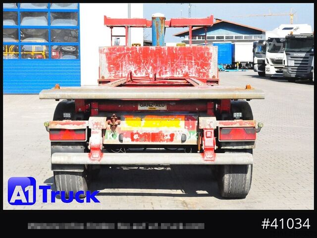 Tipper semitrailer MEIERLING MSA 27, Kippchassi, 20'' Container, Kipper, Alurahmen