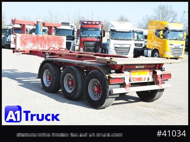 Tipper semitrailer MEIERLING MSA 27, Kippchassi, 20'' Container, Kipper, Alurahmen