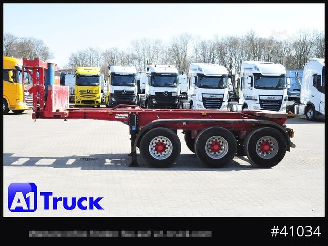Tipper semitrailer MEIERLING MSA 27, Kippchassi, 20'' Container, Kipper, Alurahmen
