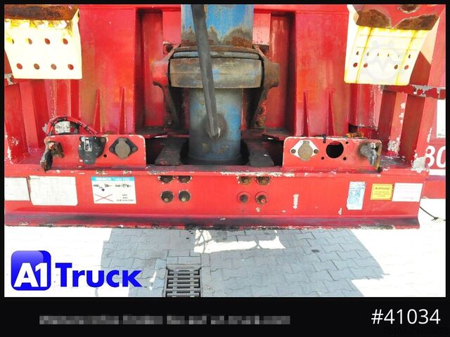 Tipper semitrailer MEIERLING MSA 27, Kippchassi, 20'' Container, Kipper, Alurahmen