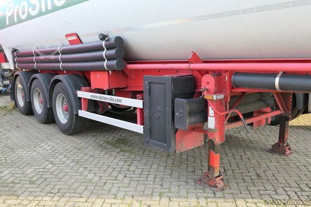 Silo návěs SPITZER SK2760CAL, Kippsilo, 60m³, Alu-Chassis,Luft-Lift