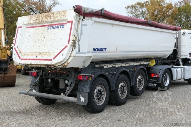 Kippers oplegger SCHMITZ CARGOBULL SKI 24 SL 7.2, Stahl, 26m³, Luft-Lift,Alu-Felgen