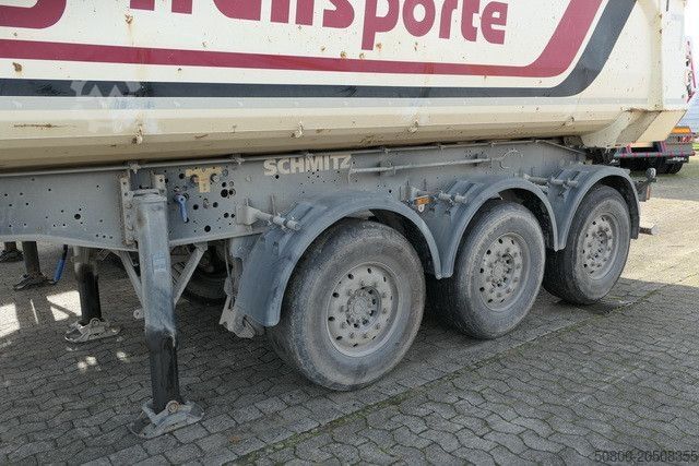 Kippers oplegger SCHMITZ CARGOBULL SKI 24 SL 7.2, Stahl, 26m³, Rollplane, Luft-Lift