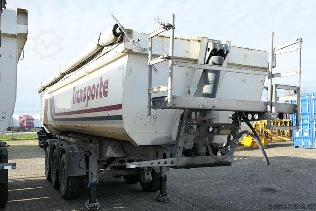 Kippers oplegger SCHMITZ CARGOBULL SKI 24 SL 7.2, Stahl, 26m³, Rollplane, Luft-Lift