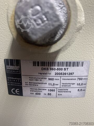 Håndværkerkompressor med tørrer Schneider Airsystems DKS 960-500 ST
