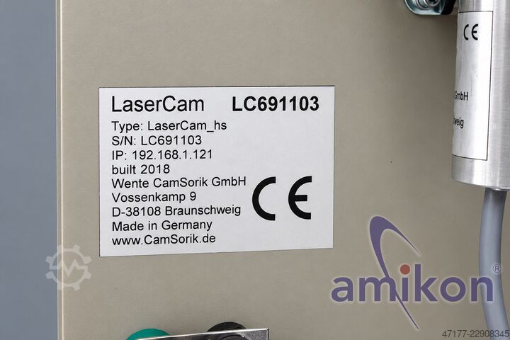 Wente CamSorik LaserCam_hs LC691103 Laser Messsystem Kamera Software Laptop Set Wente CamSorik Wente CamSorik LaserCam