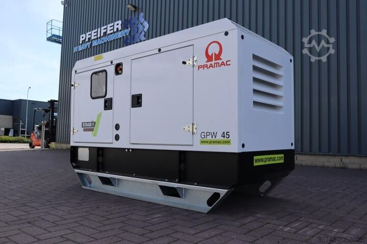 Generator set Pramac GPW45Y/FS5 Valid inspection, *Guarantee! Diesel, 4