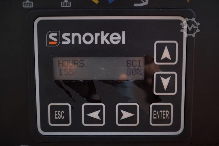 Scharnierende telescopische hoogwerker Snorkel A38E Valid Inspection, *Guarantee! Electric, 13.5m