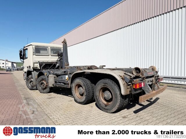 Kampós konténerszállító teherautó Mercedes-Benz Actros 3244 K 8x4/4, Meiller RK 30.70 K