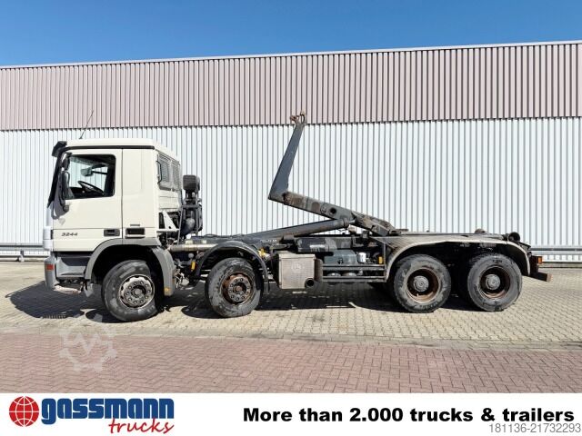 Kampós konténerszállító teherautó Mercedes-Benz Actros 3244 K 8x4/4, Meiller RK 30.70 K
