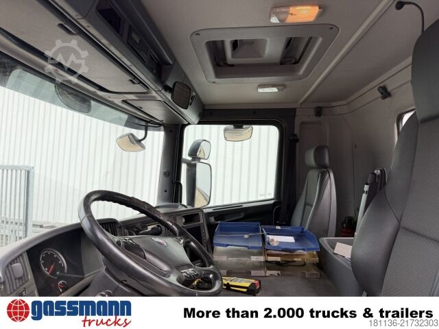 Φορτηγό γερανός roll-off Scania P 370/450 LB 6x2/4, Lift-/Lenk, Motorabtrieb,